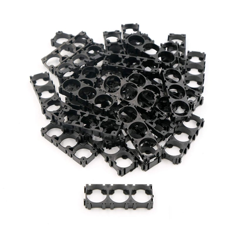Bestol 3x5 Cell/4x5 Cell/2xCell/3xCell/18x6x50x1 Cell 18x6x50 Batteries Spacer Radiating Shell Plastic Heat Holder Bracket (100pcs Triple Bracket) - Image 1